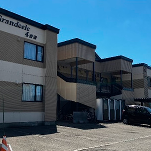 外壁塗装【江別市 アパート】